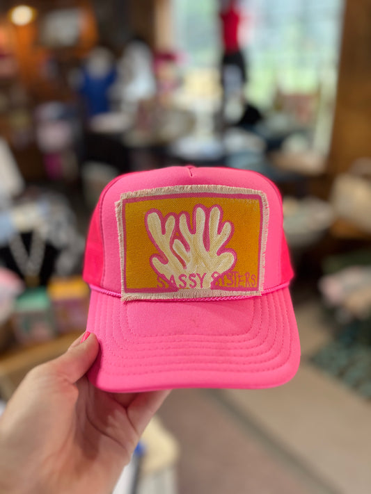 Coral Crush Hat