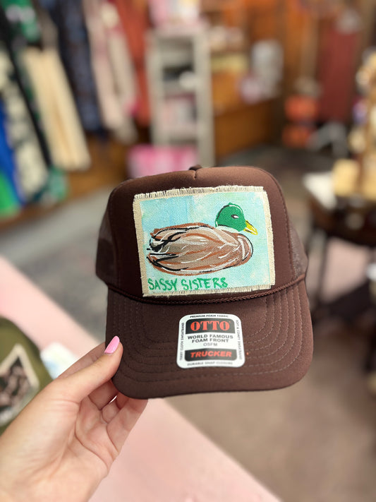 Brown Mallard Hat