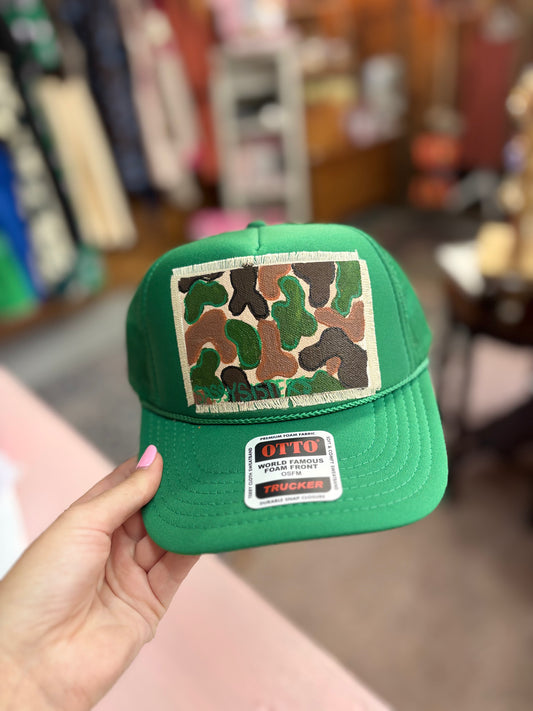 Green Camo Hat