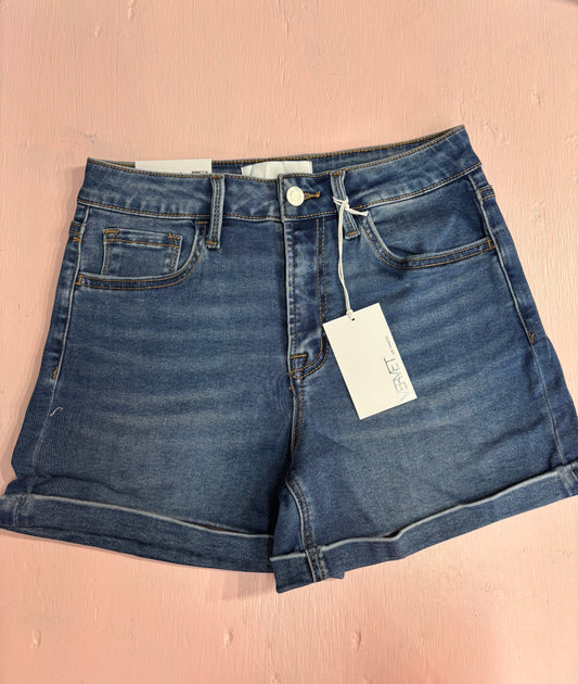Rebecca Dark Wash Shorts