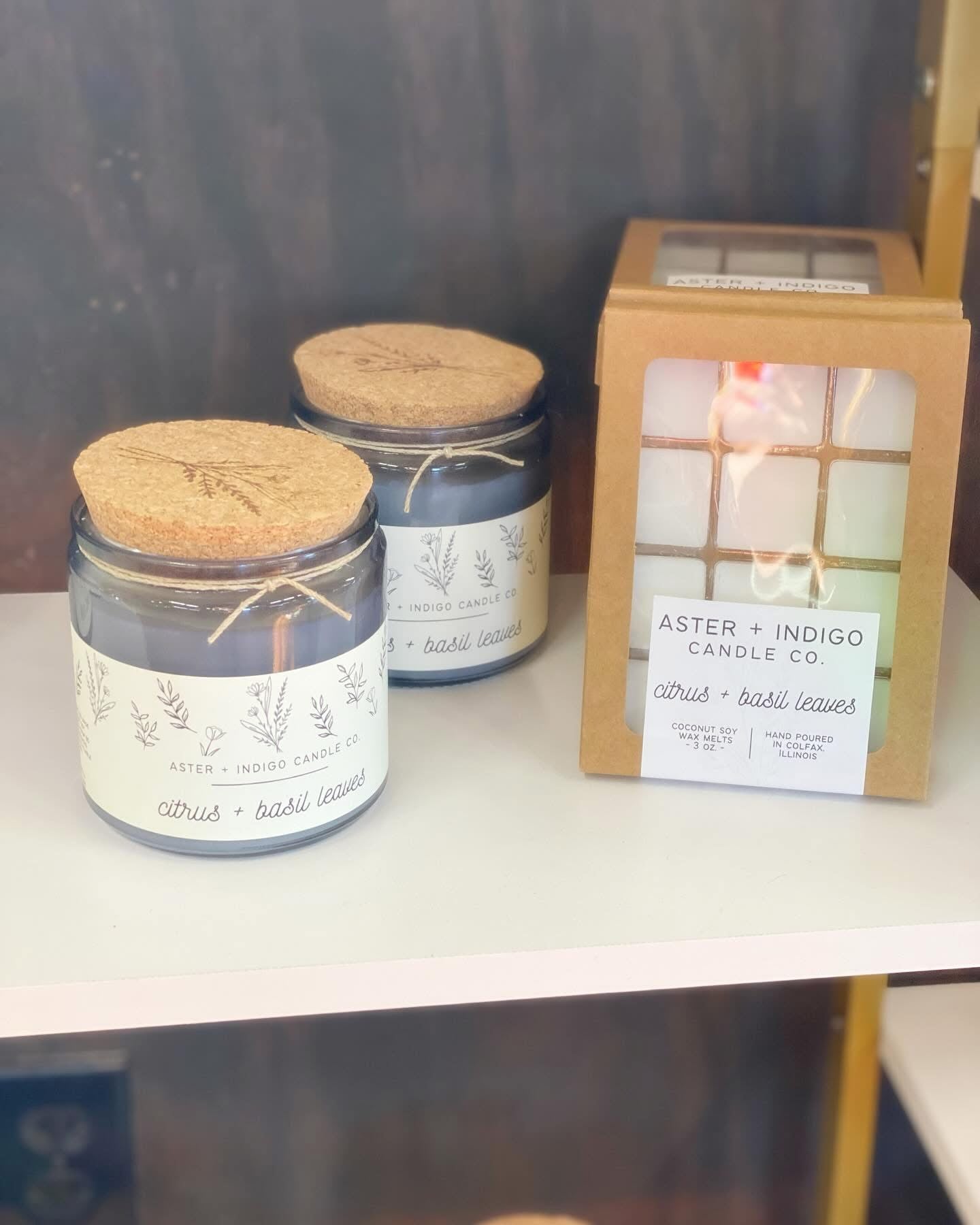 Citrus + Basil Leaves Wax Melts