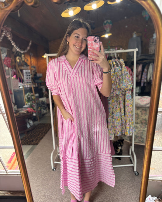Cotton Candy Striped Dress