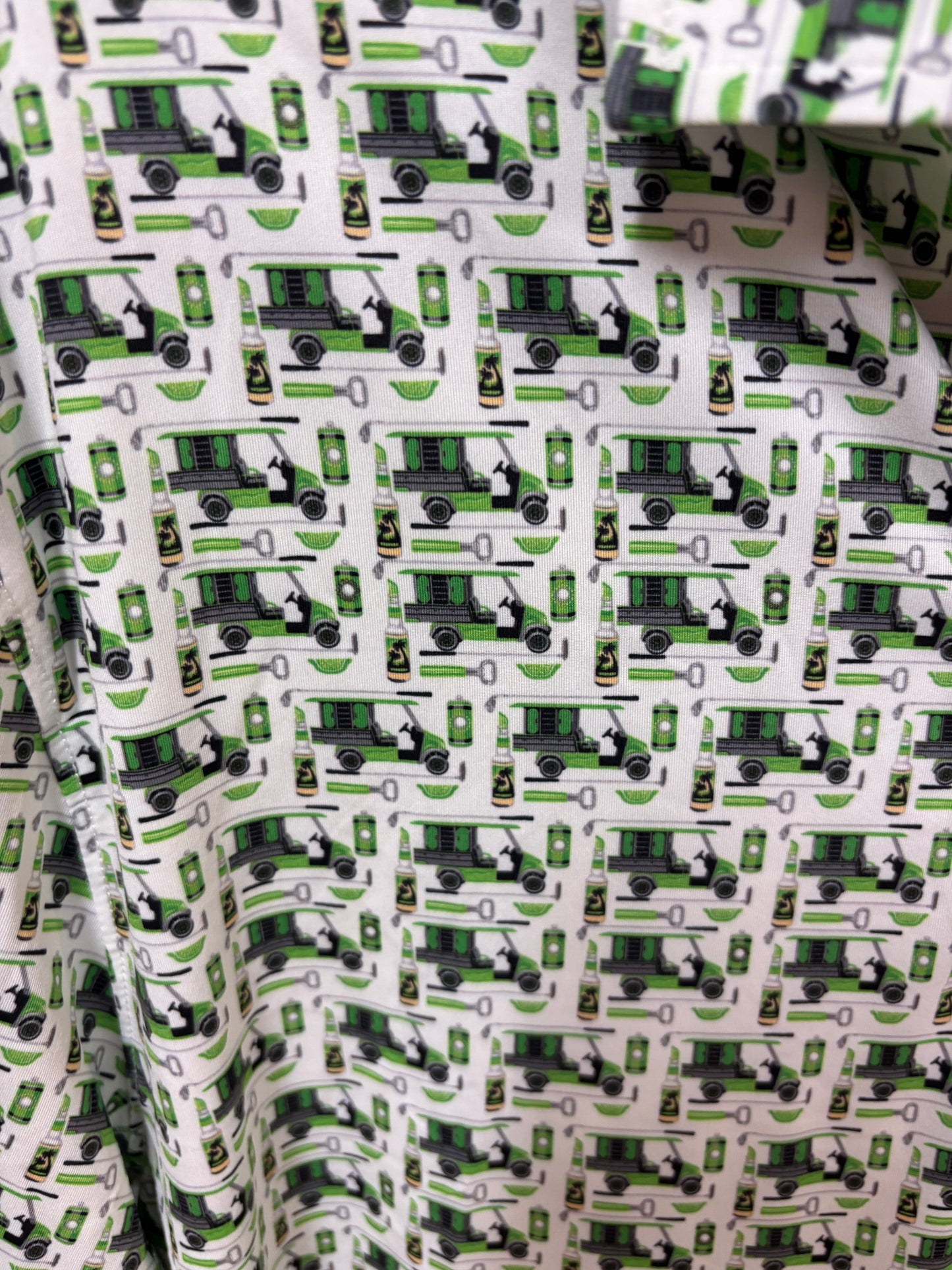 Men’s Green Water-Dude Polo
