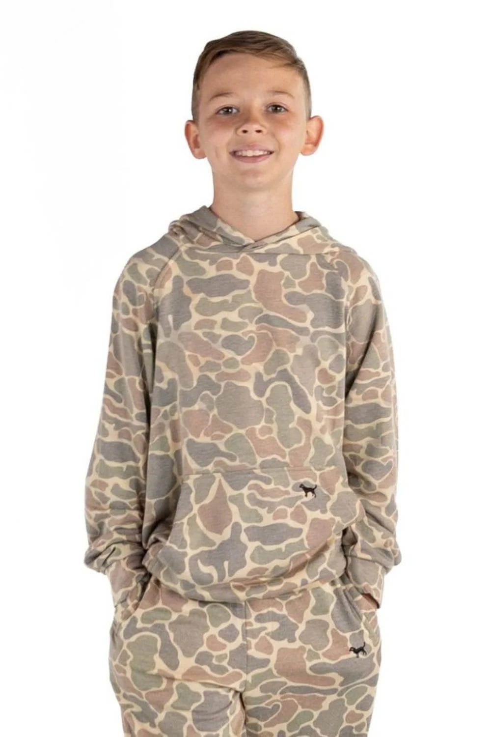 Boys Performance Camo Hoodie