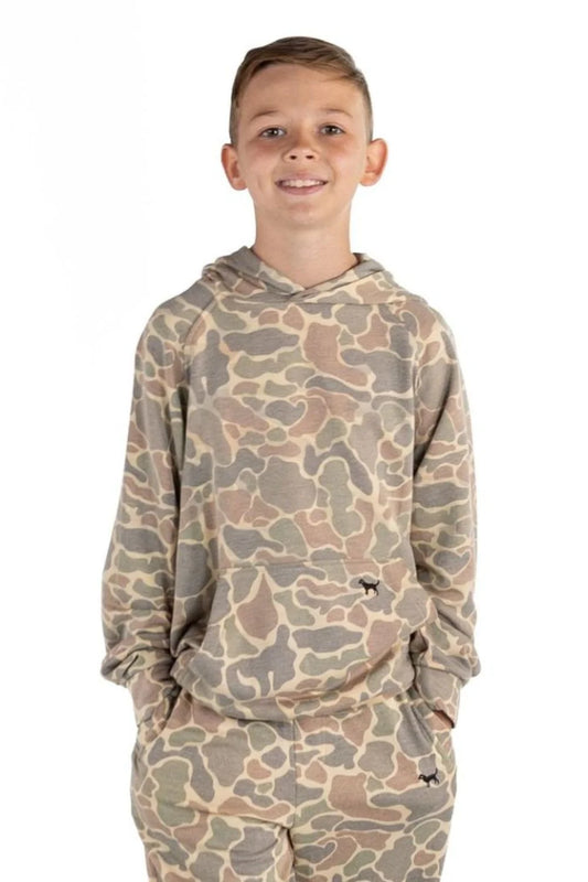 Boys Performance Camo Hoodie