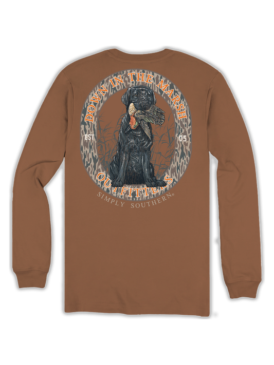 Boys Marsh Dog Long Sleeve Tshirt
