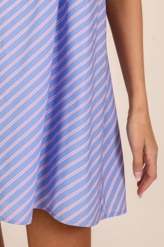 Skyline Stripe Mini Dress