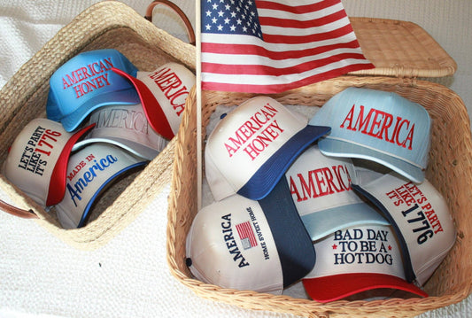 American Honey - Blue/Red