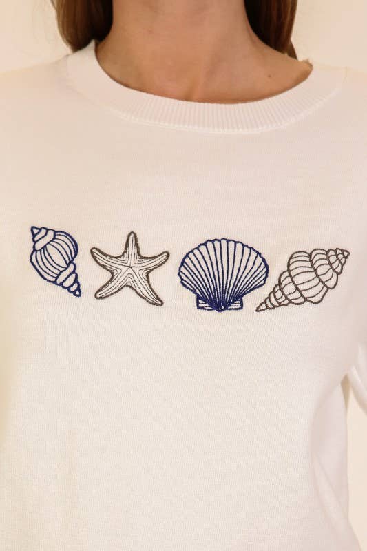 Seaside Shells Top