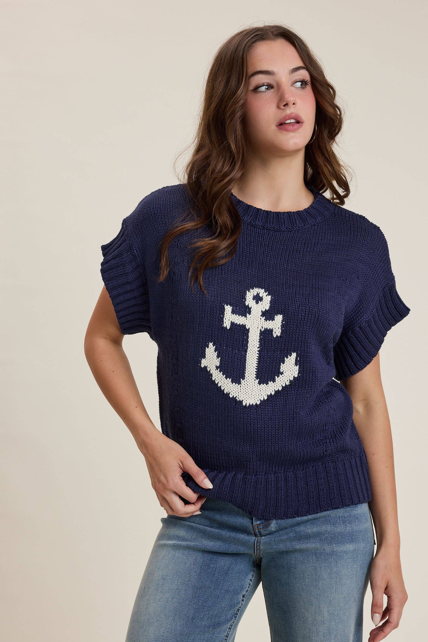 Coastal Anchor Sweater