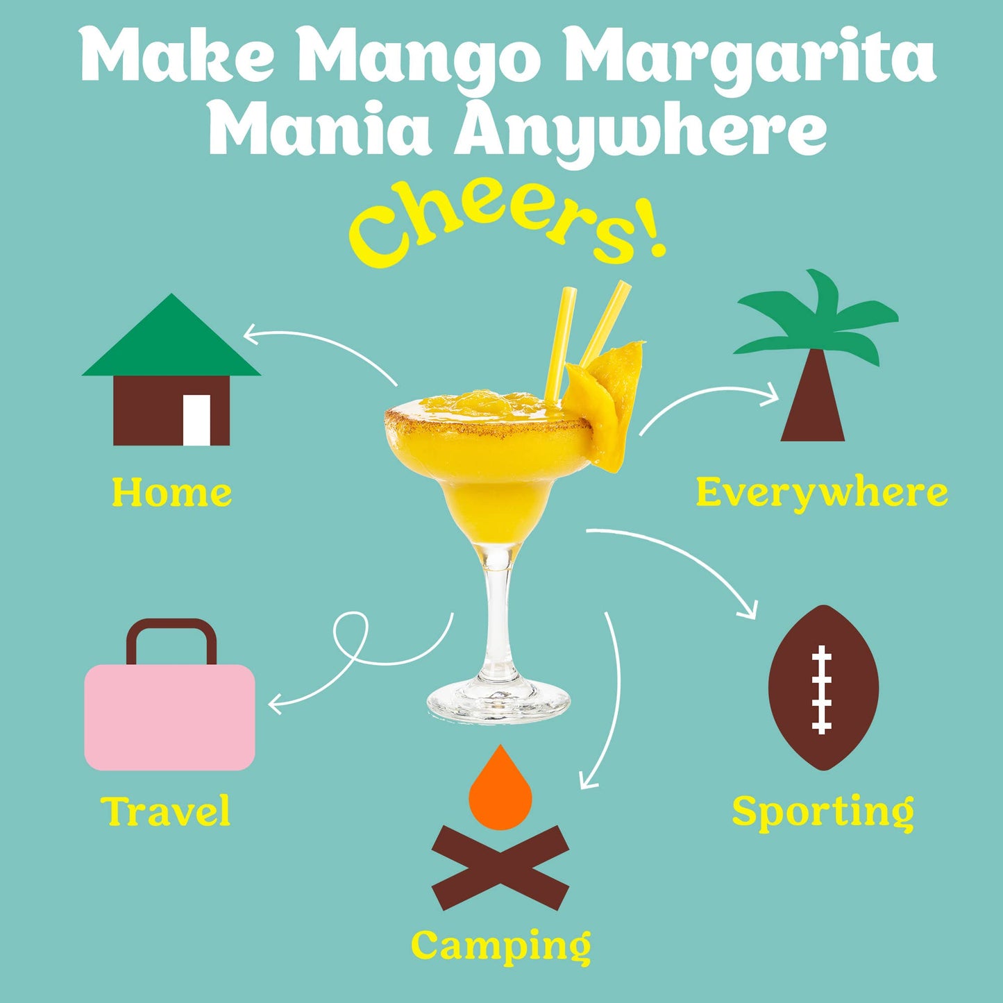 Mango Margarita Cocktail / Mocktail Mixer