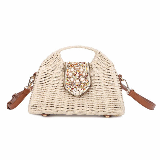 Lia Straw Crossbody