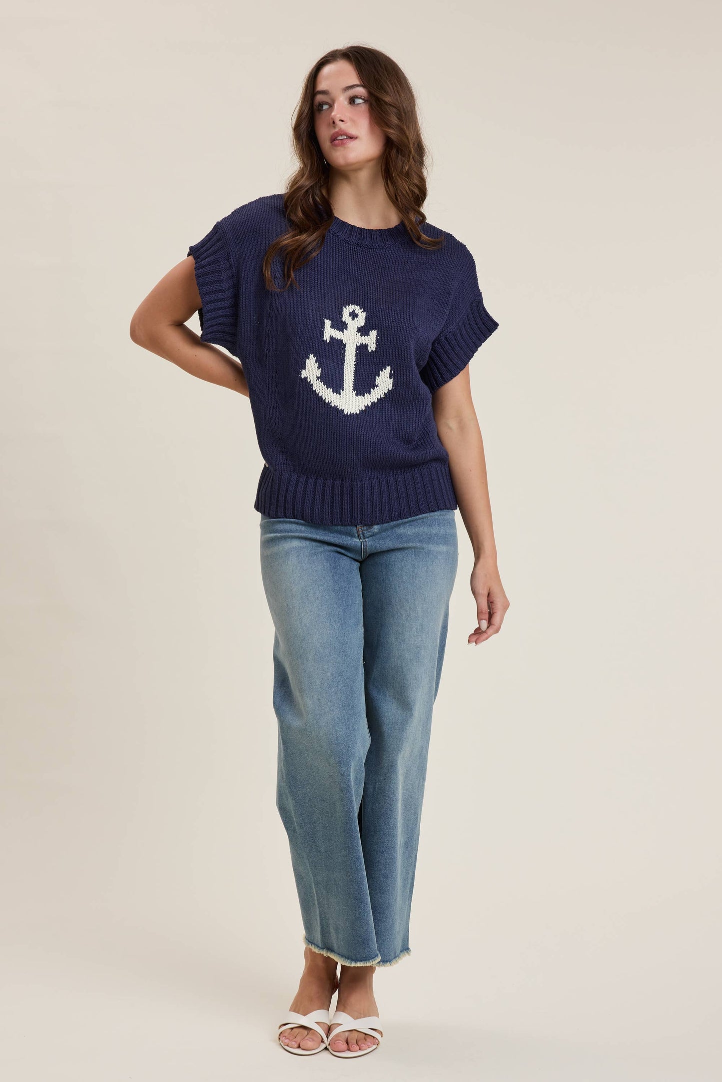Coastal Anchor Sweater