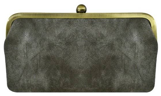Karen Kiss Lock Clutch Bag