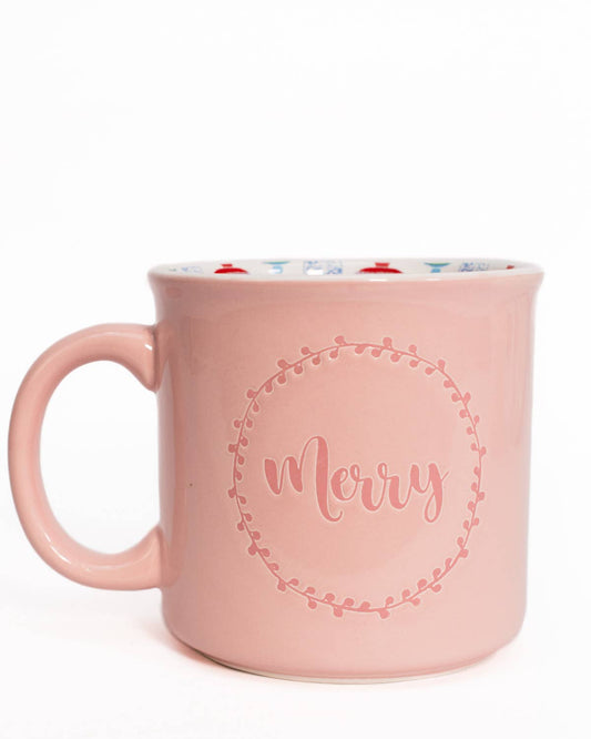 Whimsical Wonders Mug   Light Pink/Multi    14oz